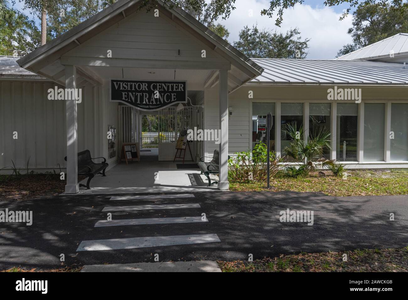 The Debary Hall Visitor Center Historic Site located in Debary, Florida