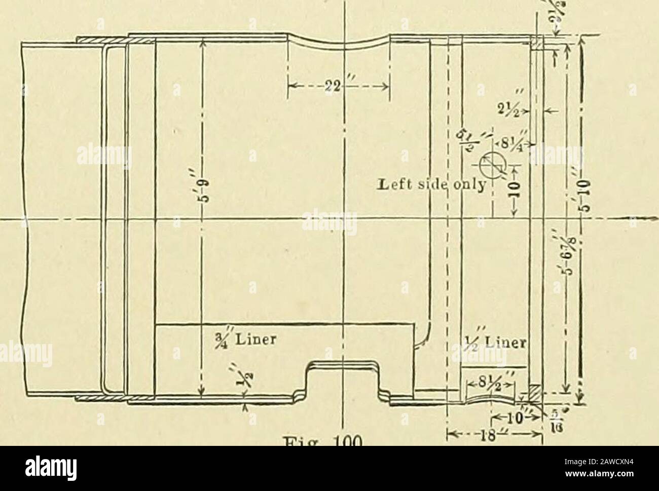 Laying out for boiler makers and sheet metal workers; a practical treatise on the layout of boilers, stacks, tanks, pipes, elbows, and miscellaneous sheet metal work . Fig. 99. Fig, 100 ^ 1 E • g •4 H C- a 0 0000000000 ooooooo( fcf°? orifpft^.-fipofofff 0 -fci g^i ^^ T s ] H 1 i ! Stock Photo