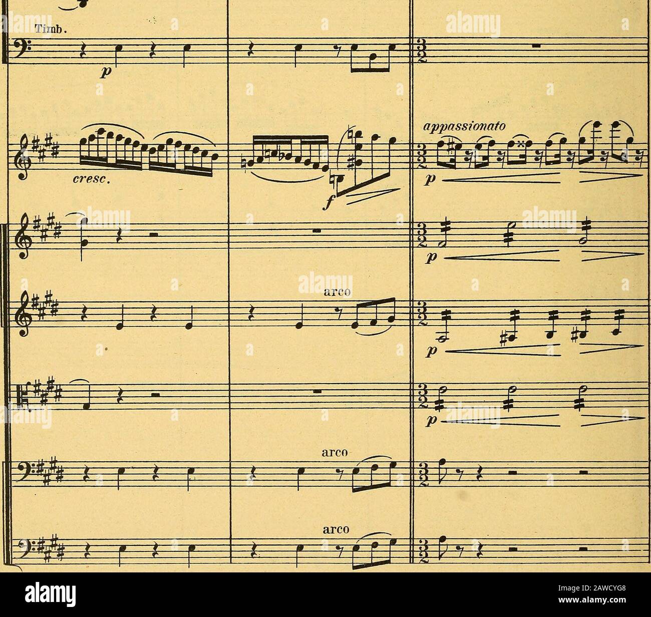 Morceau de concert : pour violon avec accompagnement d'orchestre ou de piano,  op62 . Div A ip Mi i r pizz. ^ f 3t :f= ^ ^ pizz. i&gt; agi pizz. p
