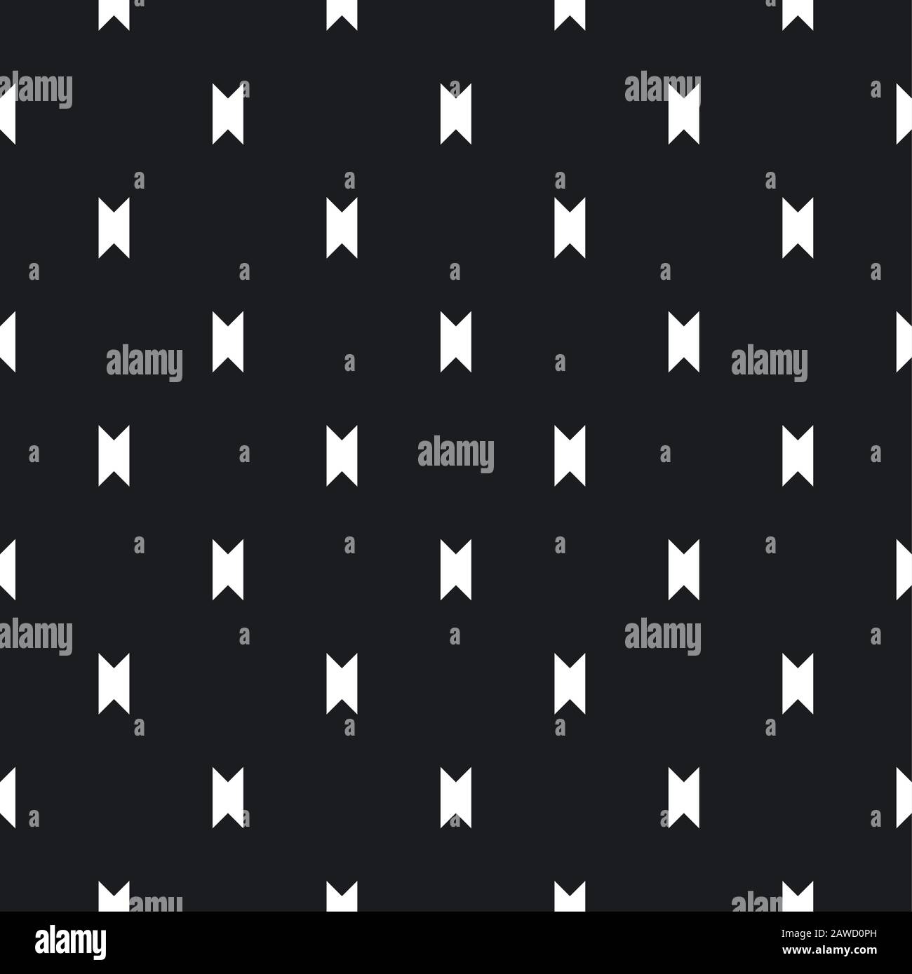 Simple repeatable texture. Abstract monochrome background with small angular figures, geometrical elements. Decorative print for wrapping paper, fabri Stock Vector