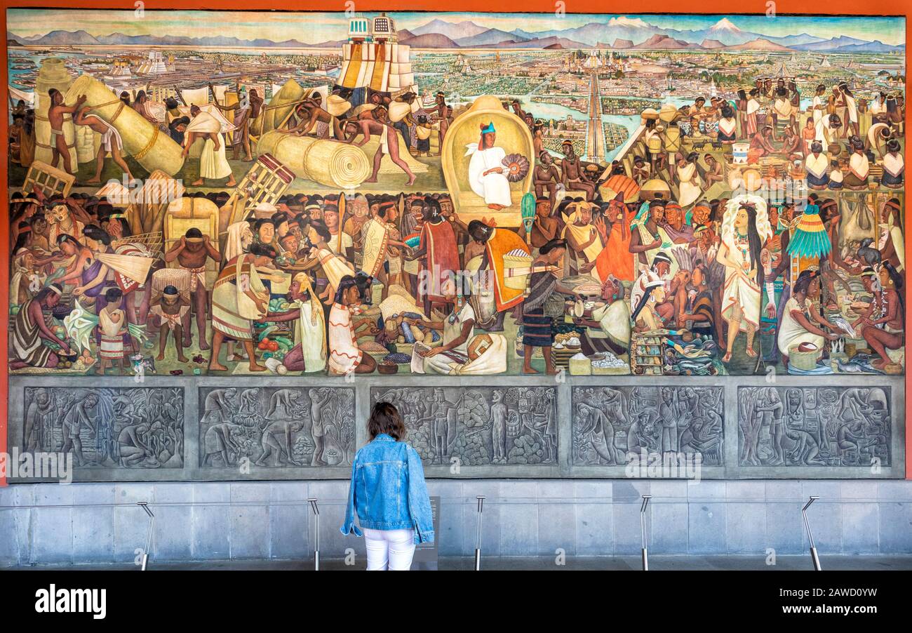 Diego Rivera Mural Tenochtitlan The True Story Of The Ancient Aztec Diego Rivera Mural Tenochtitlan The True Story Of The Ancient Aztec