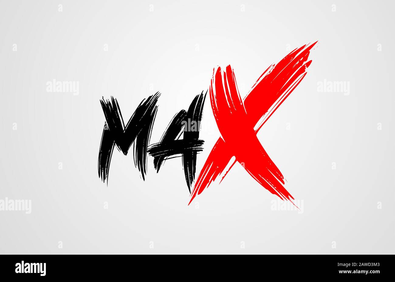 Max letter logo hi-res stock photography and images - Alamy