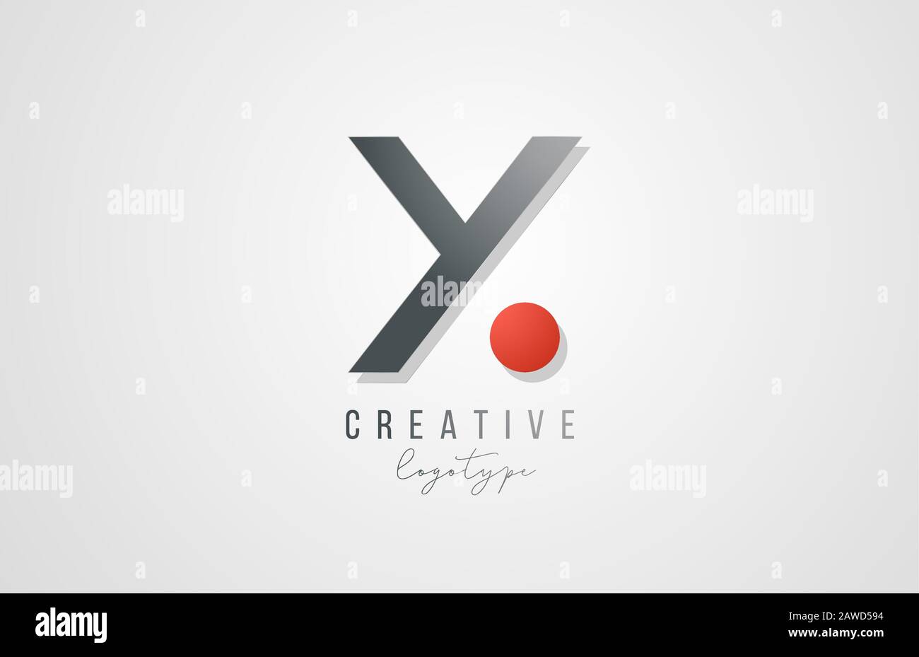 letter X logo alphabet icon design template elements in grey and red ...