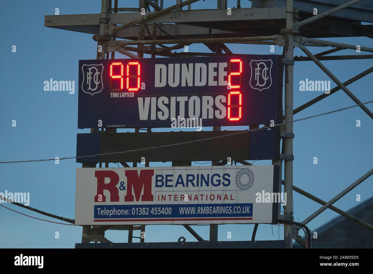 Dens Park, Dundee, UK. 8th Feb, 2020. Scottish Championship Football