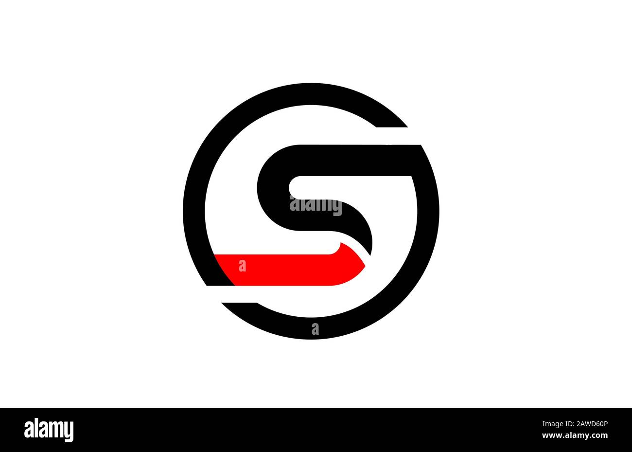 Design of circle alphabet letter S for company logo icon. For a ...