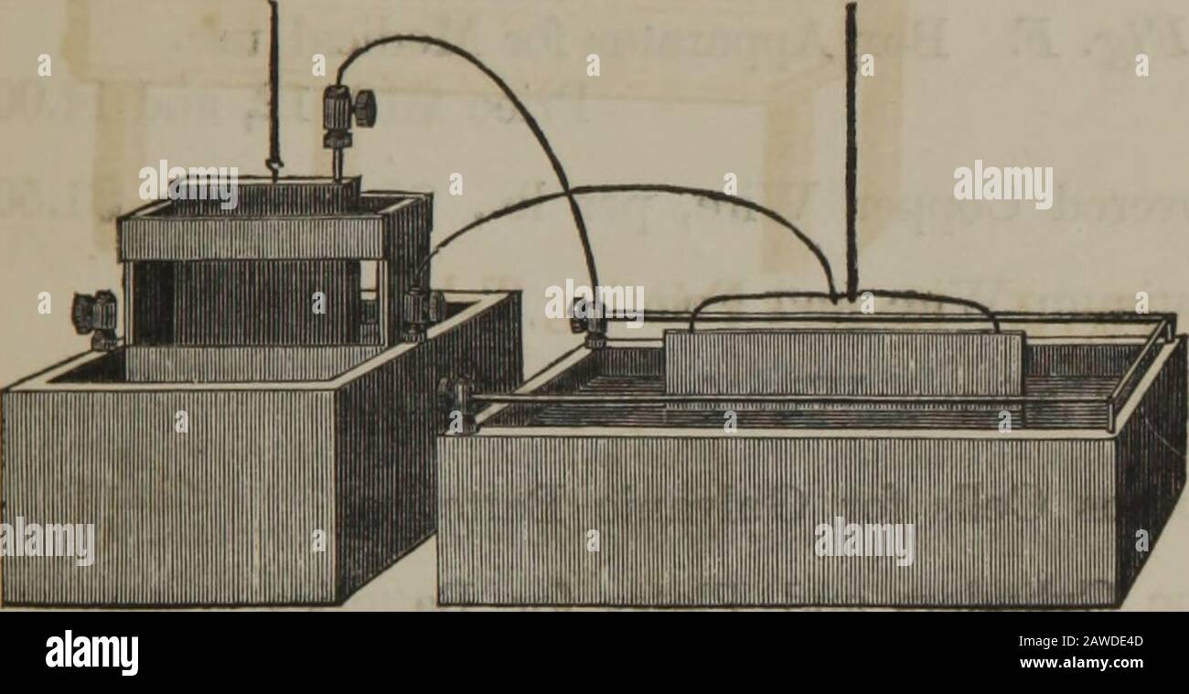 Catalogue of apparatus, to illustrate magnetism, galvanism, electrodynamics, electromagnetism, magno-electricity . Fig. L. Signal Lever. Fig. M. Price $4.50.. Fig. M. Electrotype Battery and DecomposingTrough. $15 to $25. Fig. N. Stock Photo