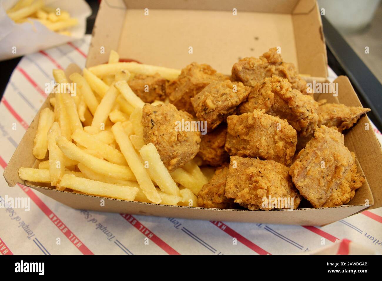 temple of seiten camley street london england UK vegan fast food restaurant chicken style