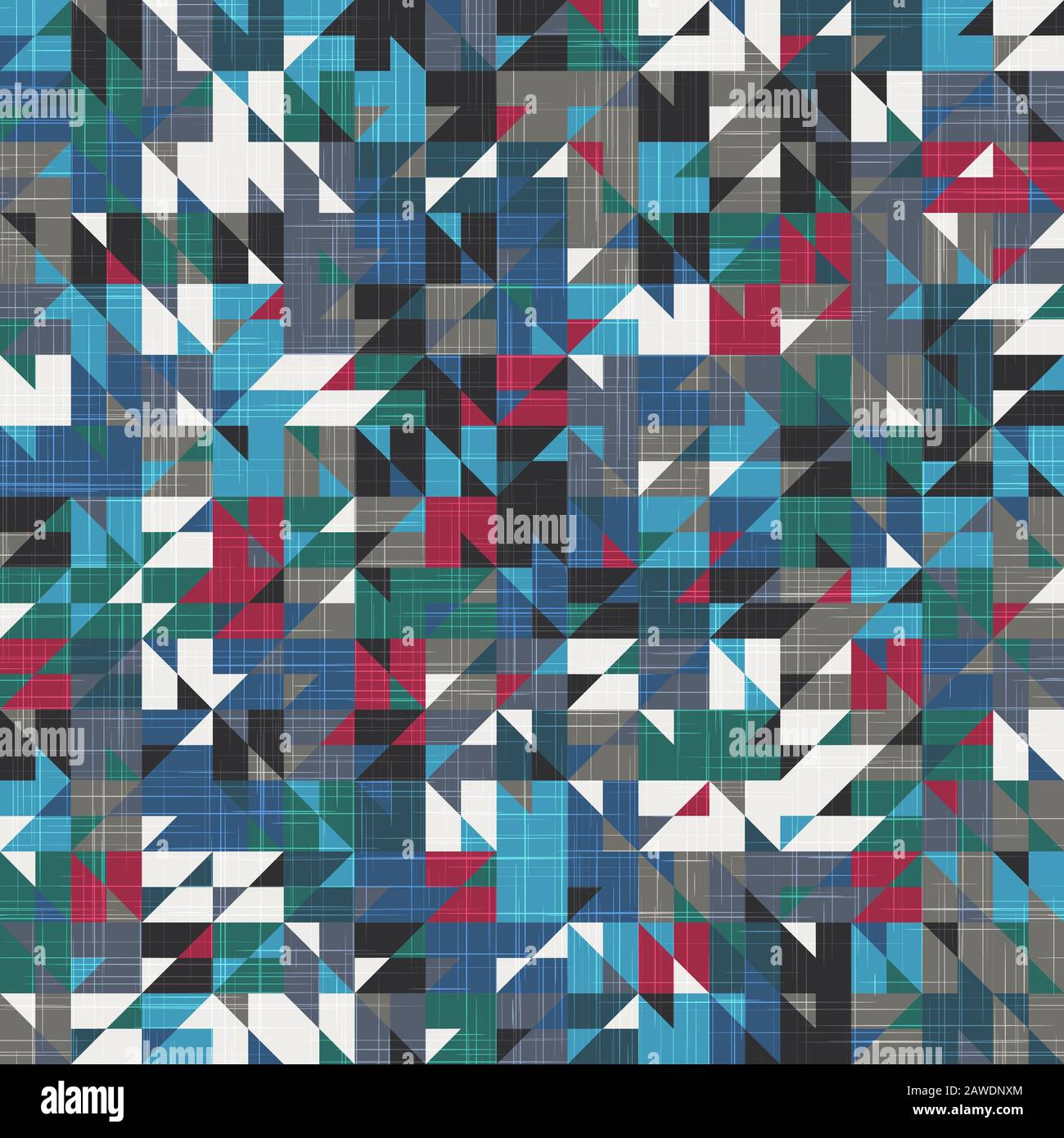 Intricate ornate tiling geo trend seamless pattern Stock Vector