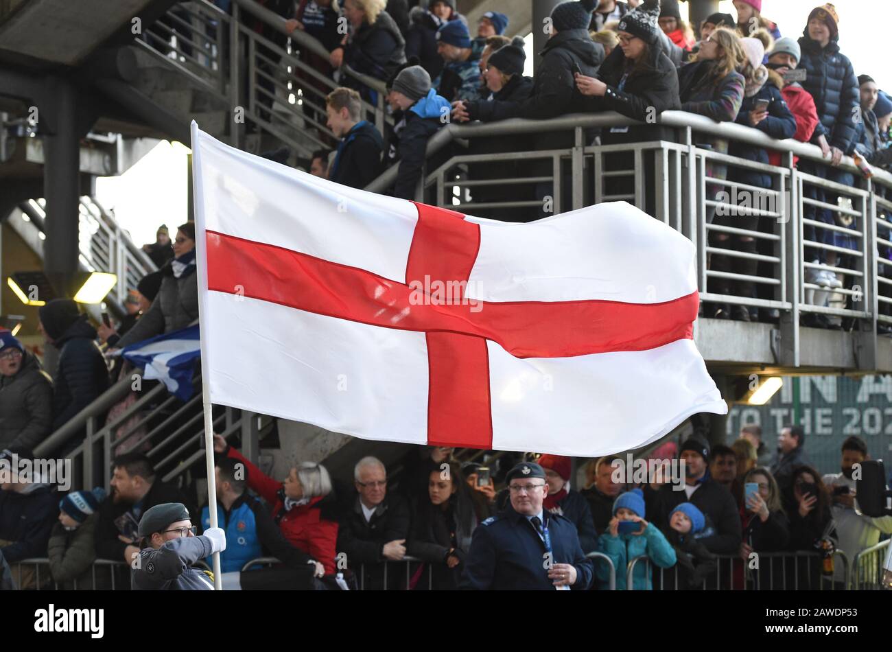 Murrayfield flag hi-res stock photography and images - Alamy