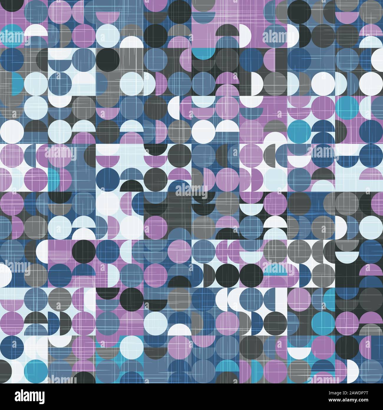 Intricate ornate tiling geo trend seamless pattern Stock Vector