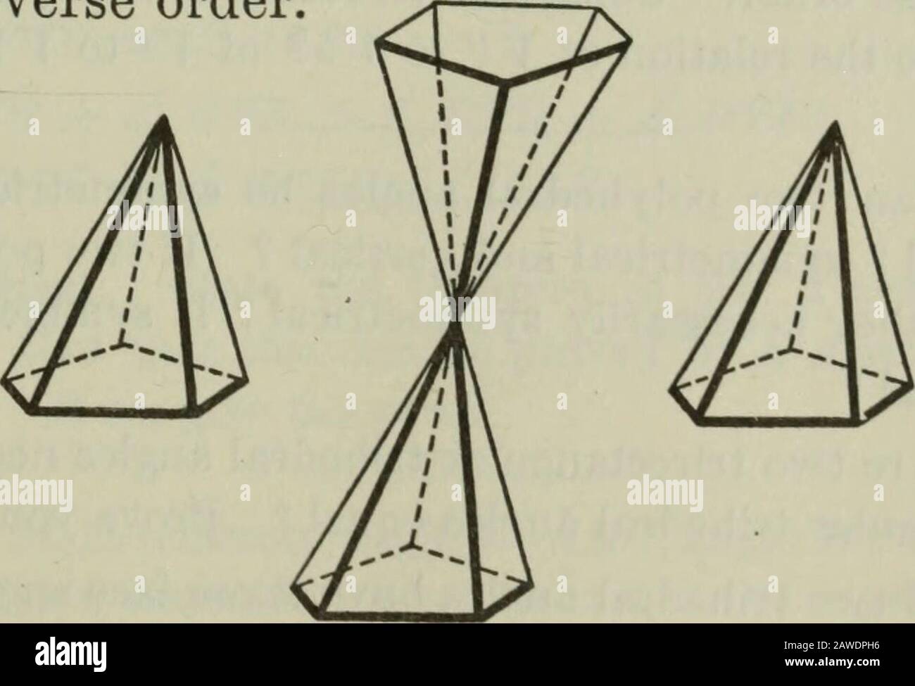 Plane and solid geometry Stock Photo Alamy