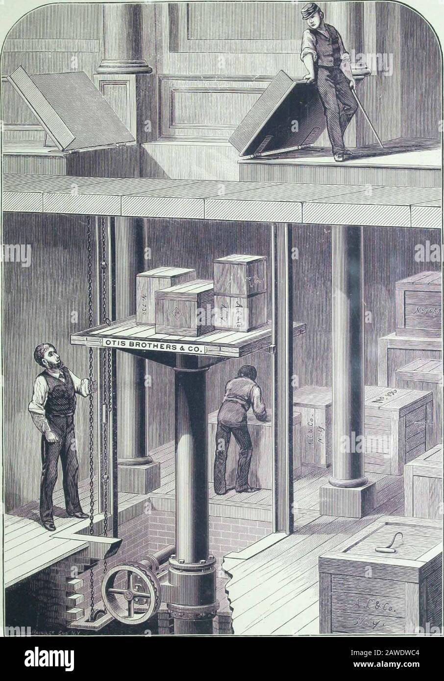 Hydraulic, electric, steam and belt elevators. . THE OT HYDRAULIC