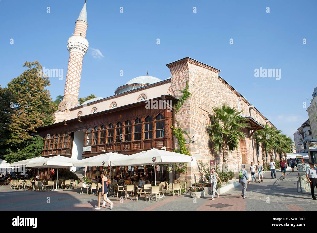 Dzhumaya Mosque, Plovdiv, European Capital of Culture 2019, Plovdiv Province, Bulgaria Stock Photo