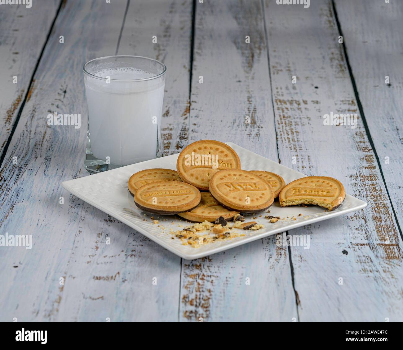 Girl Scout Cookies Stock Photo