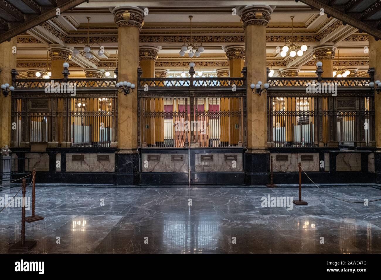 Palacio de Correos de Mexico old city post office in Mexico City, Mexico Stock Photo Alamy