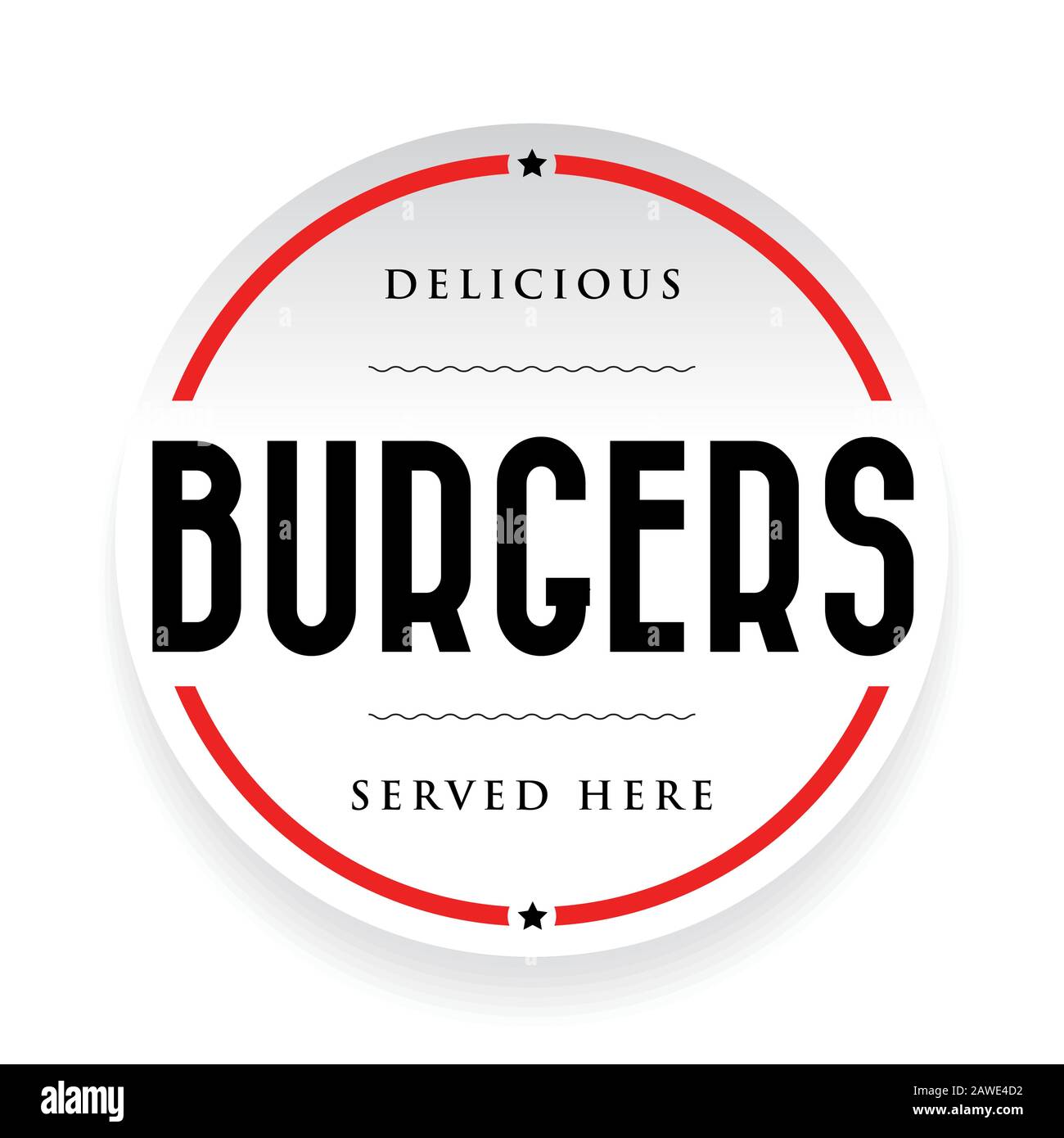 Burgers vintage stamp black sign Stock Vector