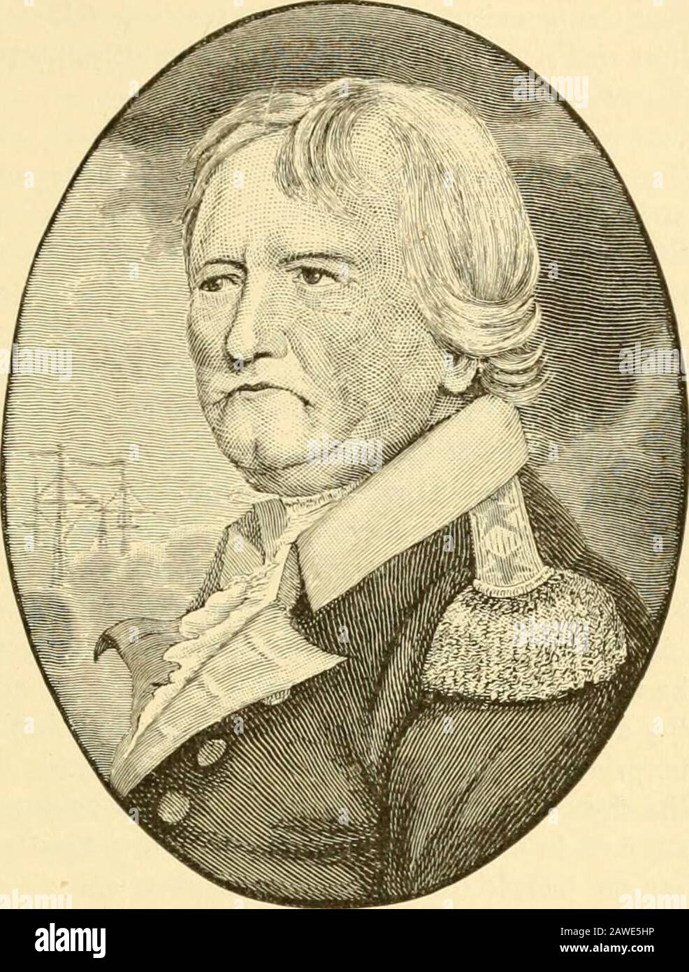 A history of the United States for schools . STATE HOUSE AT PHILADELPHIA.! the Declaration of Independence, written by ThomasJefferson, was adopted July 4. The same peal of bells which celebrated the declara-. tion welcomed the news of a victory in the A victory   ? in the South. Sir Henry Clinton had conducted an expedition against Charleston. But Colonel William Moultrie had built on Sullivans Island, in the ! This view of the old State House is taken from the Columbian Maga-zine, July, 1787. The building is now known as Independence Hall. Itwas built in 1729-34. Here the Declaration of Inde Stock Photo