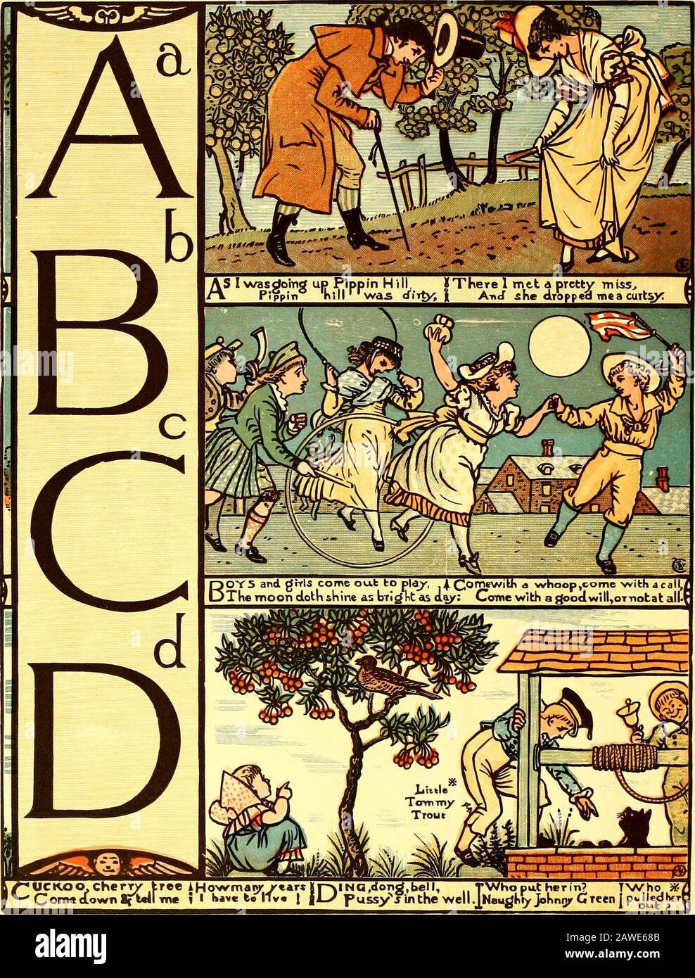 The sleeping beauty picture book : containing The sleeping beauty, Bluebeard, The baby's own alphabet . Stock Photo