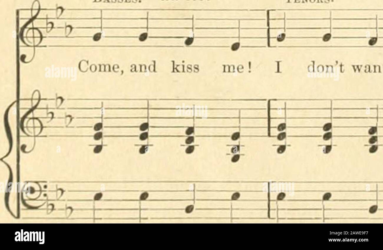 Student's songs : comprising the newest and most popular college songs as now sung at Harvard, Yale, Columbia ..Union, etc. .  / tsrit. molto. C p Copyrlglit. IRSi.l.y Vm. II. Hills. an -^ E3E i 38 MY SUSANNA. Moderato. mf m^^. w^ *-7- g=3=fe=l=-^ IjZ^pZ 1. r bad a dream the oth - er night,When eve - ry thing was still, 2. Su - san - na, shes the girl for Die, I love her as my life; ^^- dreamt I saw Suasked her on - ly -•-; 0—^•? ^ m «- mf Ir^S- ^ P^^- g=.N=^ ^f=n i ^-=^- -*?&gt;—•- -¥-K Ttzrt -t t) (^ san- na dear A - coming down the hill; A buckwheat cake was in her niouth.A tear was in he Stock Photo
