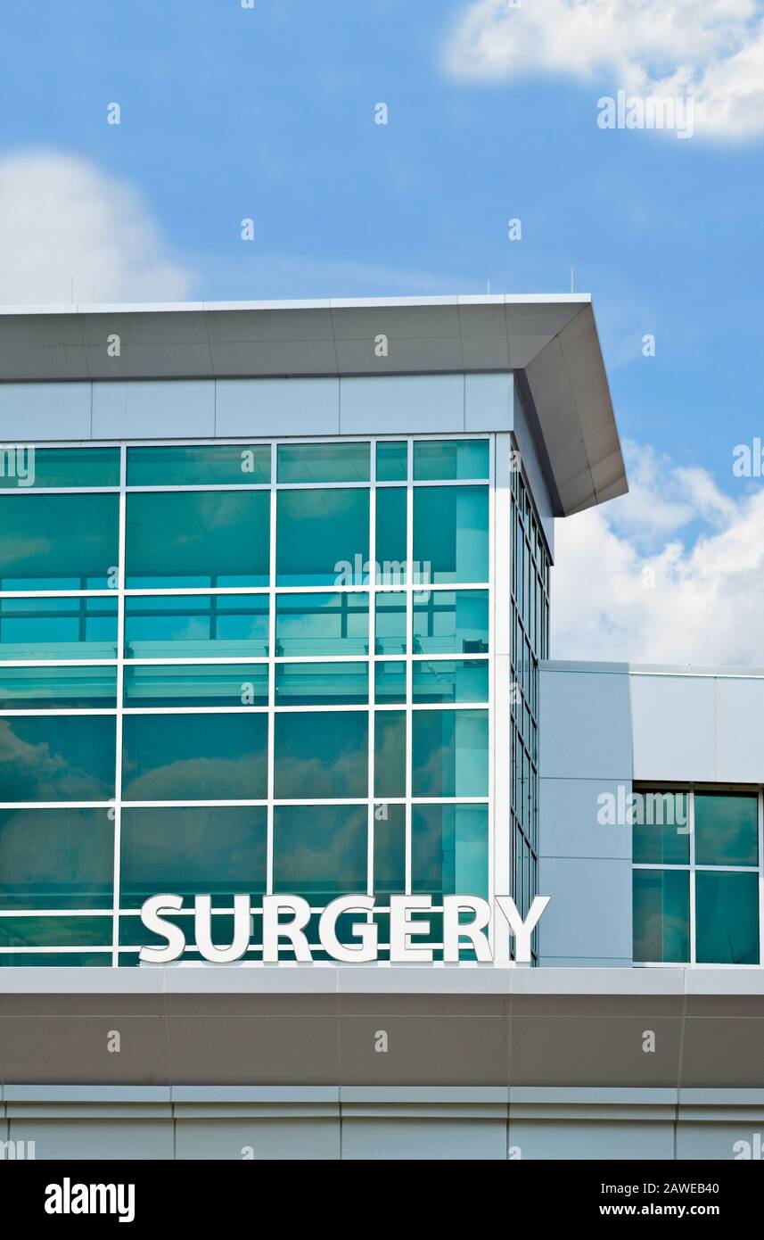 New Modern Hospital Outpatient Surgery Center Stock Photo Alamy