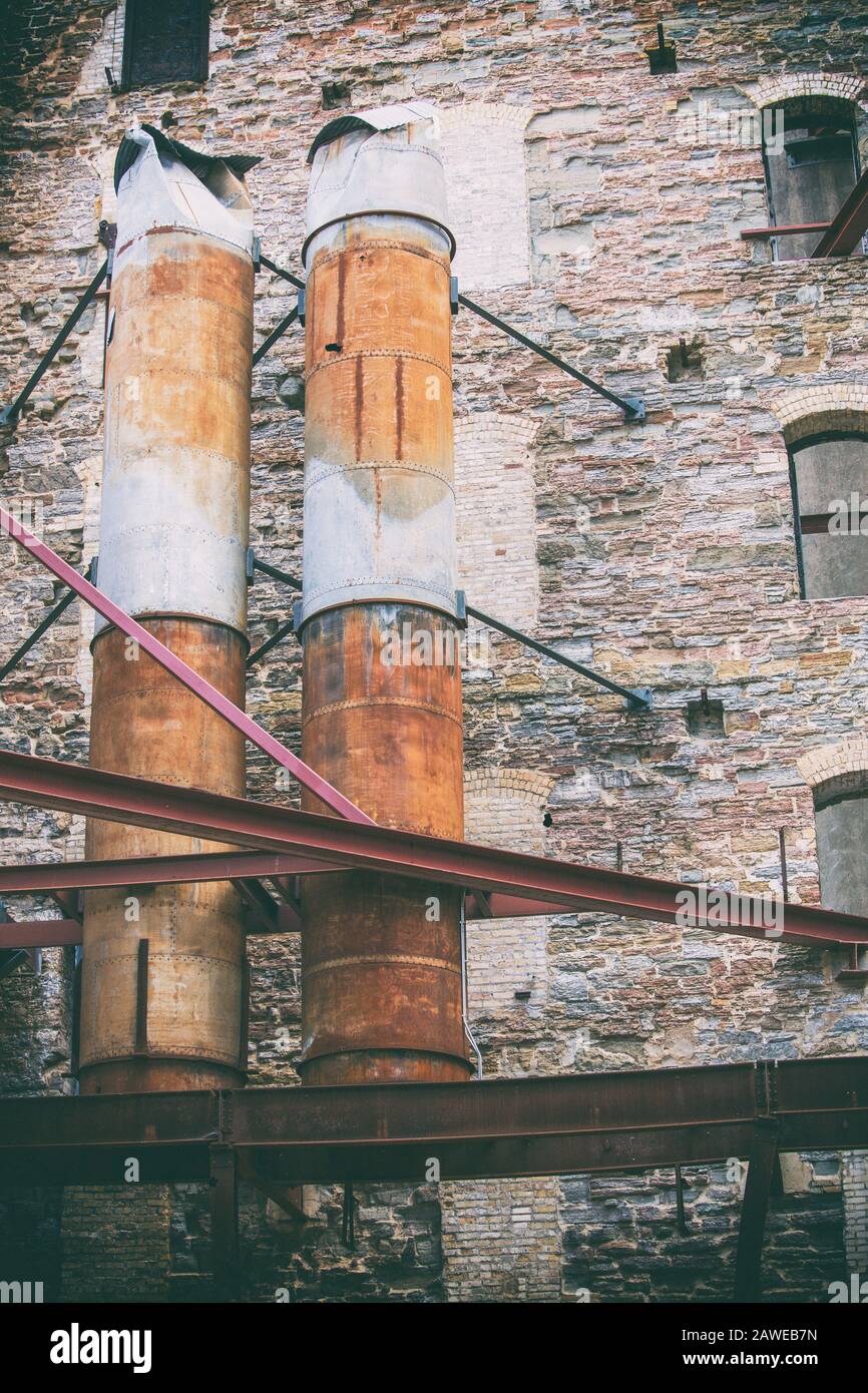 Abandoned Mill Factory Stock Photo Alamy