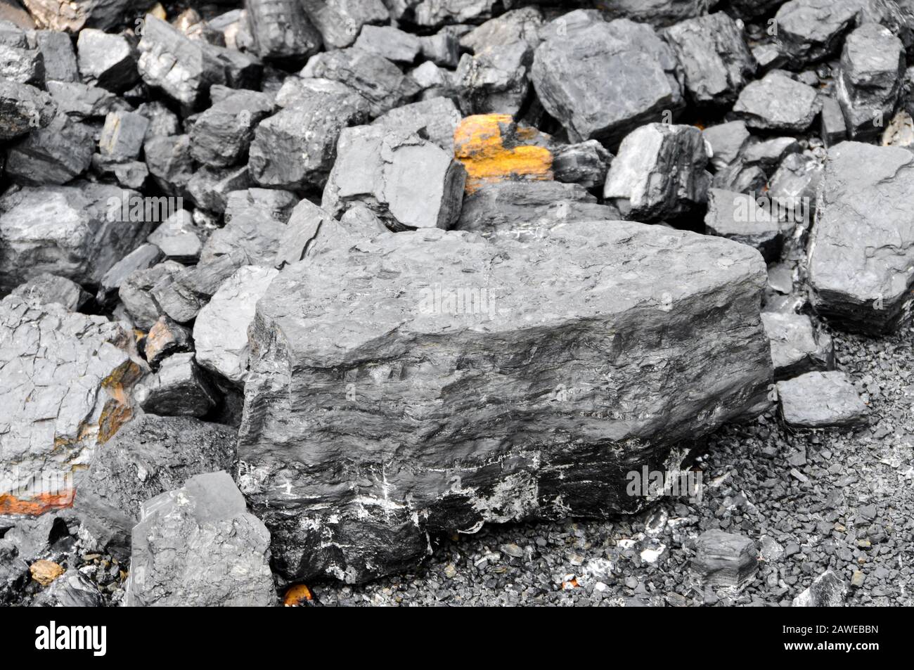 Large Lumps of Coal Stock Photo Alamy