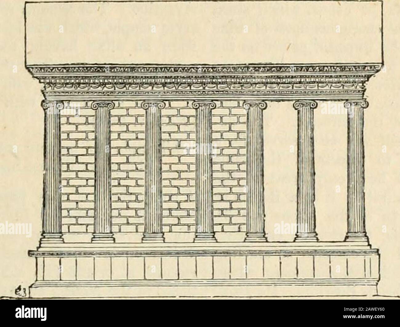 Dictionary of Greek and Roman geography . for that assumption seem to be itsvicinity to the supposed temple of Fortuna Virilis.Livys description (xxxiii. 27) of the two triumphalarches erected in the Foram Boarium before the twotemples appearing to indicate that they lay closetogether. With regard to the probability of this little church ROJIA. having been the temp7e of Pudicitia Patricia, itmight be objected that there was in fact no suchtemple, and that we are to assume only a statuewith an altar (Sachse, Gesch. d. S.Rom, i. p. 365).Yet, as Becker remarks {Handh. p. 480, note 100),Livy himse Stock Photo