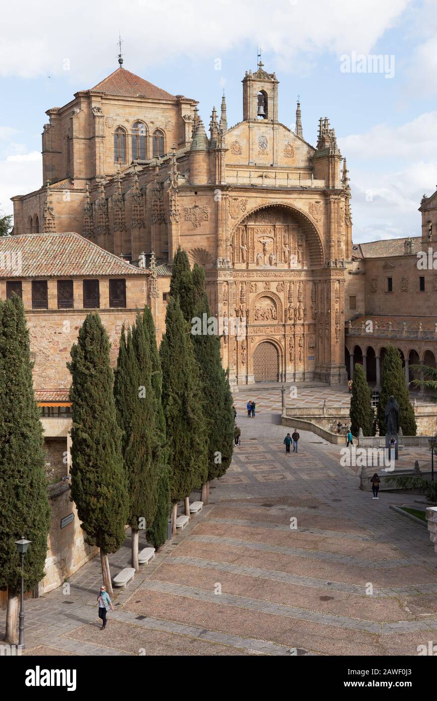 Church of San Esteban and convent, Salamanca Stock Photo