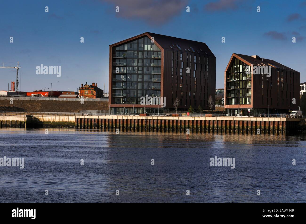 Smokehouses apartments, a residential development on the site of the