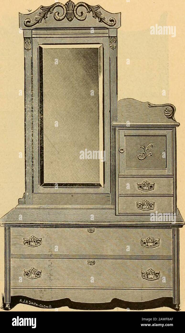 Catalogue L C Wlcron Co No 196 Cheval Dresser Pattern Top