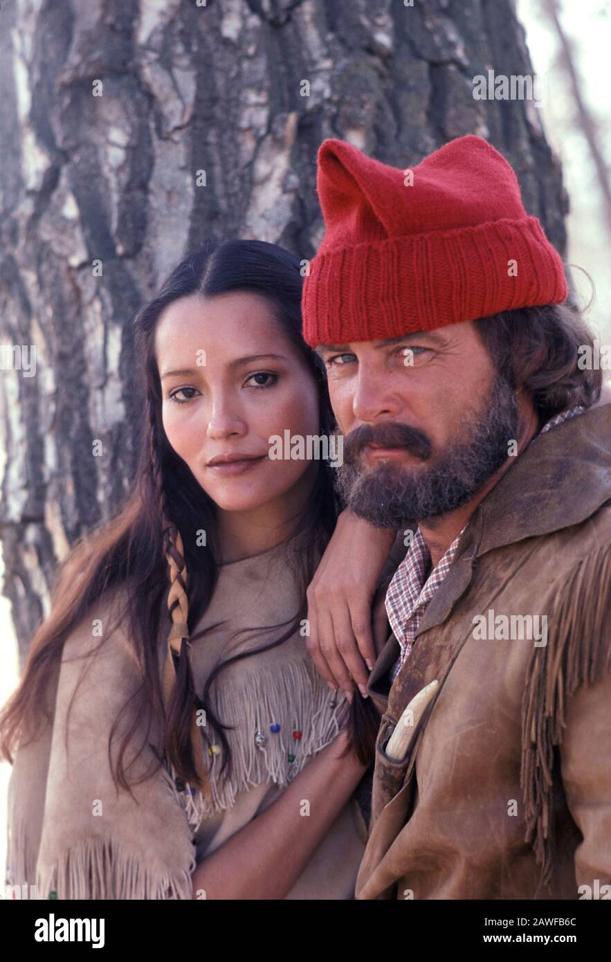 Studio Publicity Still from 'Centennial' Barbara Carrera, Robert Conrad 1978 Credit: PictureLux/The Hollywood Archive/Alamy Live News Stock Photo