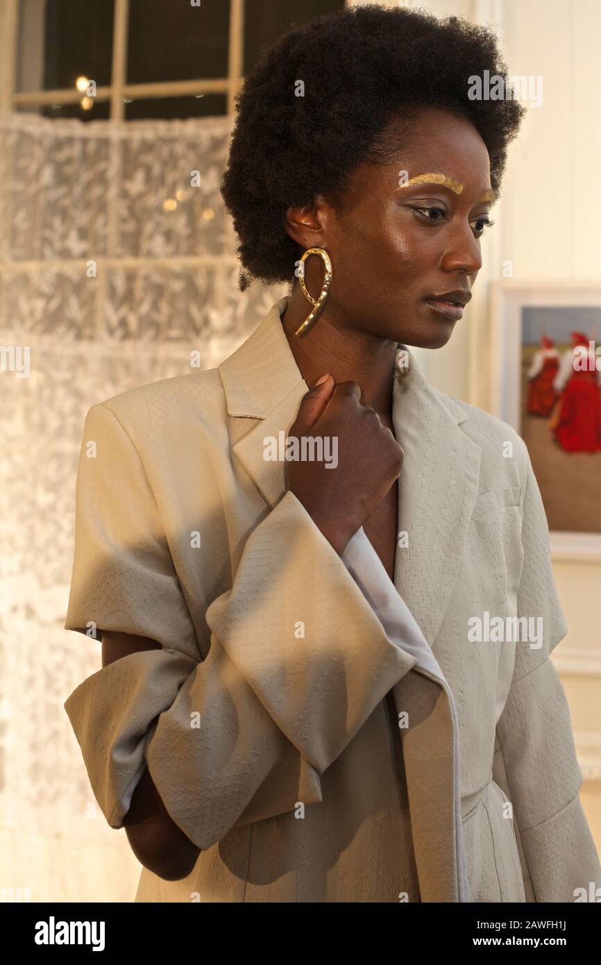 MaisonBent AW20 Presentation at Pushkin House: London , UK 6th Stock Photo