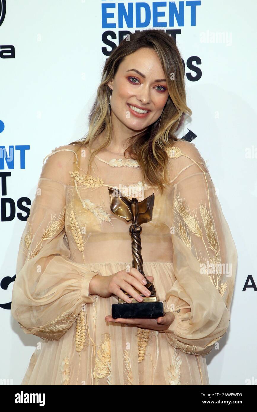 Santa Monica, Ca. 8th Feb, 2020. Olivia Wilde in the press room at the