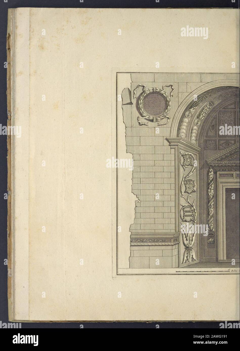 Le Temple de malateste de Rimini : architecture de Leon Baptiste Alberti de Florence . Stock Photo