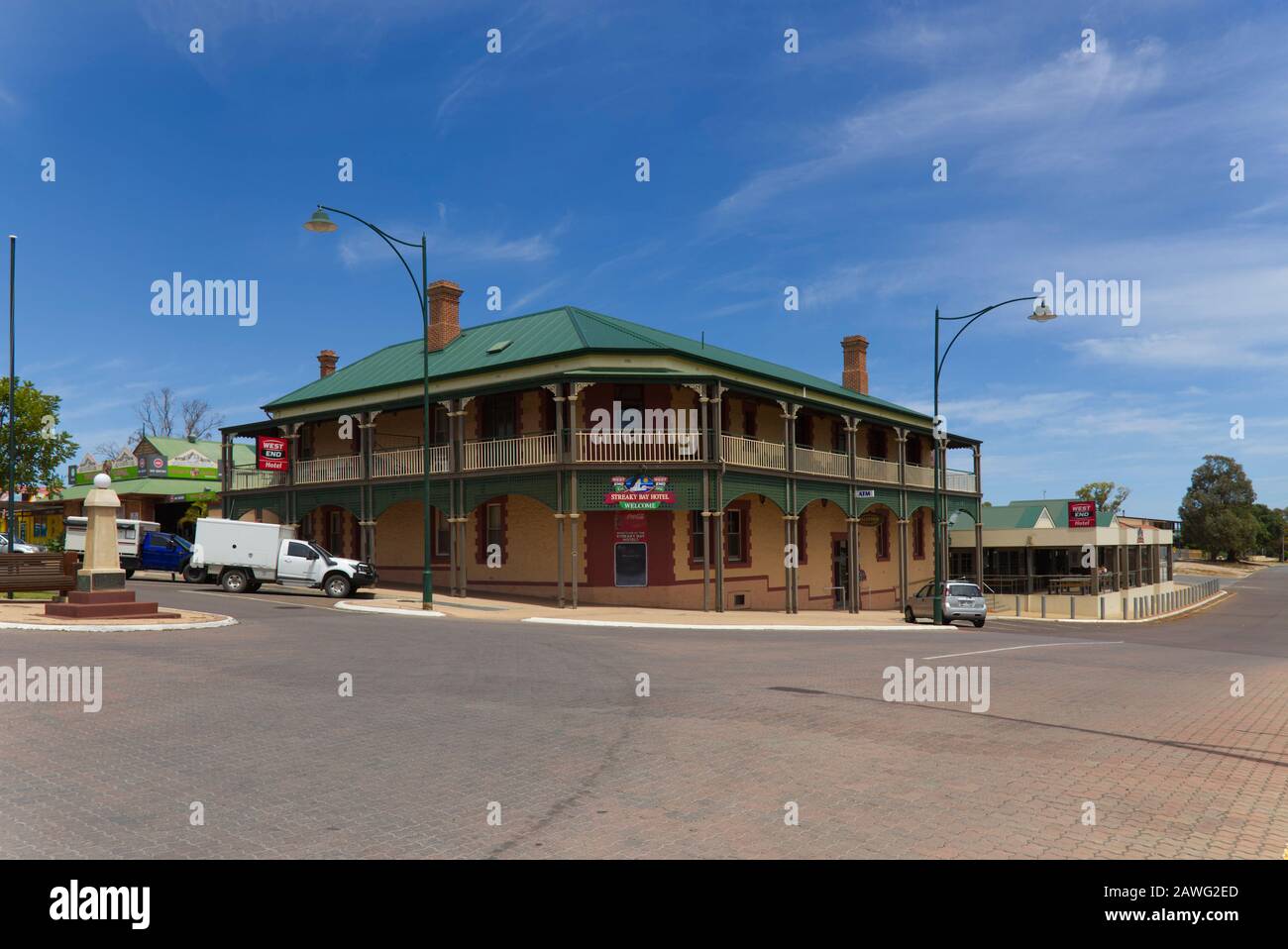 Historic Streaky Bay Hotel Streaky Bay Eyre Peninsula South Australia Stock Photo