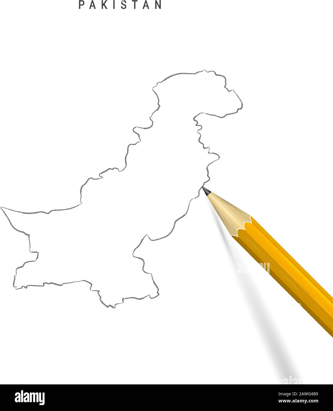 Discover 77+ sketch of pakistan super hot - seven.edu.vn