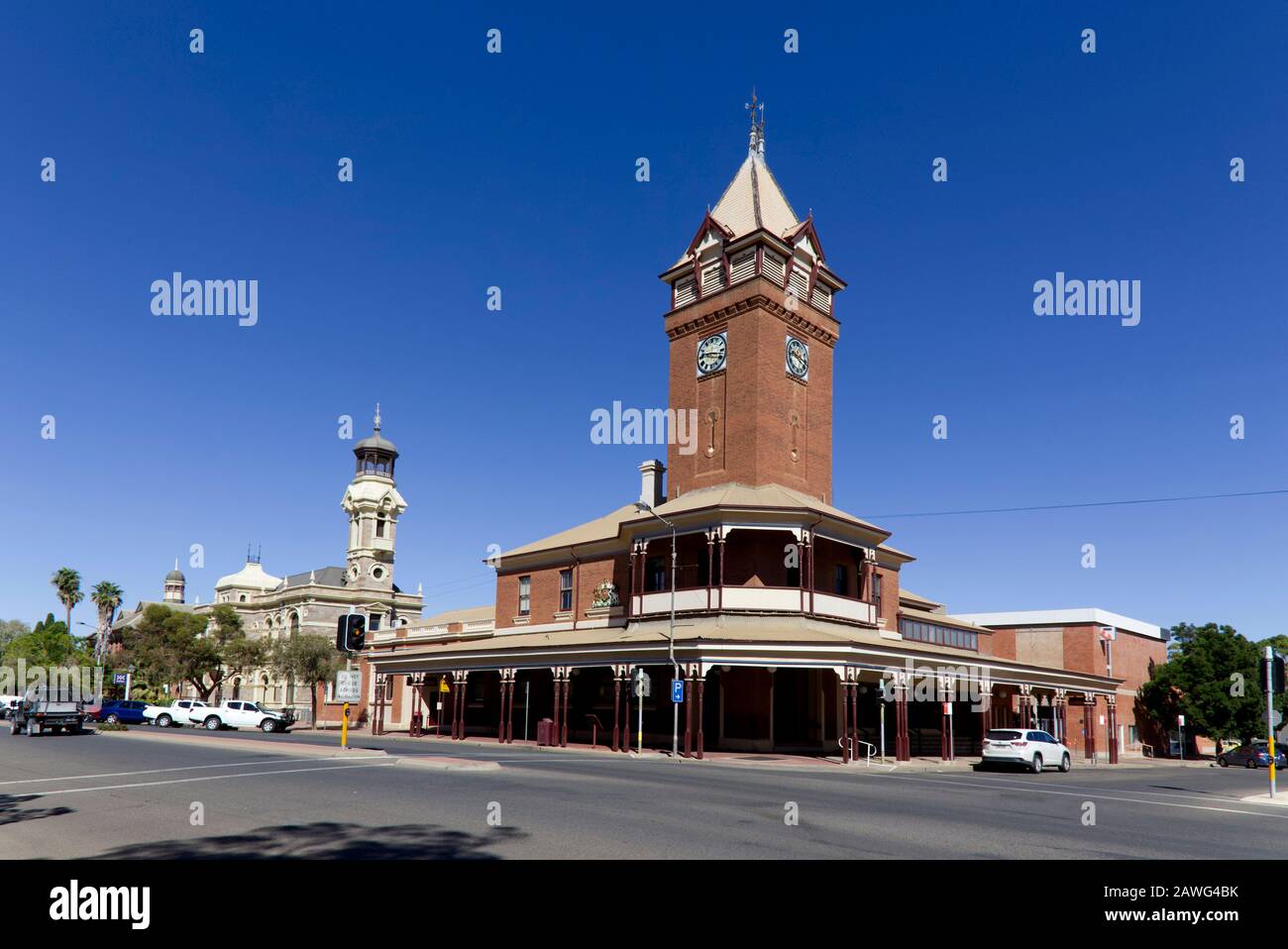 Broken Hill Post Office on Argent Street western outback New South ...