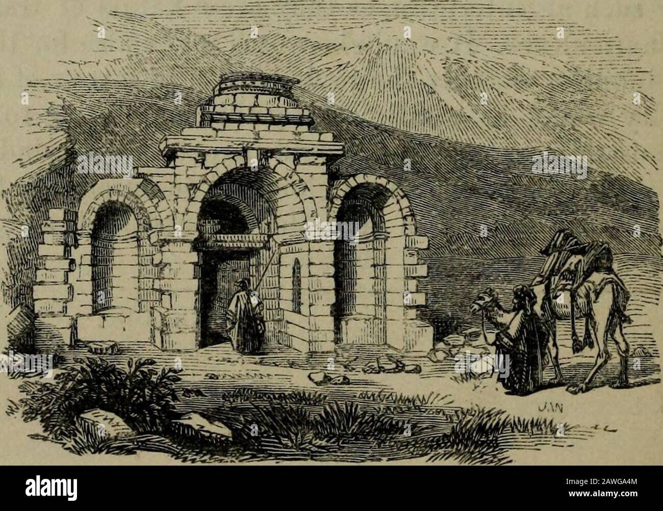 Syria and the Holy Land : their scenery and their people : incidents of  travel, &cfrom the best and most recent authorities . Jerash. General View,  were allotted to the tribes of
