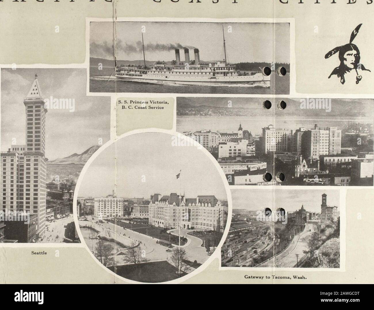 Pacific Coast Tours 1915 Coast Cities Vancouver