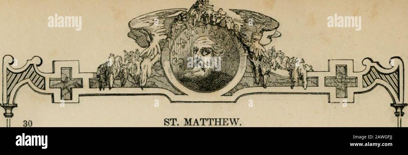 The New Testament of our Lord and Saviour Jesus ChristTranslated from the Latin Vulgate: and diligently compared with the original Greek . , and upon this rock I iriltbuild my church. So that, by the plain cour.sc of the word.^, Peter is here declared to be the rock upon whichthe church was to be built: Christ himself being both the principal foundation and founder of the same. Wherealso note, that Christ, by building his hou^e, that is, his church, upon a rock, has thereby secured it against allstorms and floods ; like the wise builder, St. Matt. vii. 24, 2). t Ibid. The gates of hell, &.c. T Stock Photo