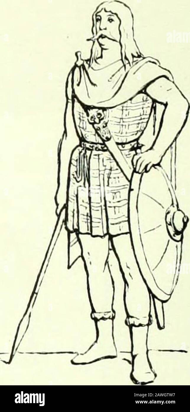 Nouvelle histoire de Lyon et des provinces de Lyonnais, Forez, Beaujolais,  Franc-Lyonnais et Dombes . Fig. 14. SOLDAT FRANC Fig. i5. CHEF FRANC même  plume qui avait exprimé le dégoût que lui