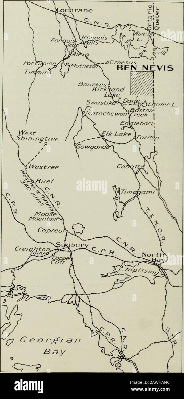 Katrine ontario map hires stock photography and images Alamy