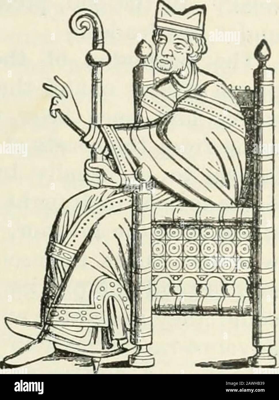 Ontario High School History of England . aftsmen from the continent, for the rudeEnglish were still too unskilled to do such tasks. Bedewrote many books. His Ecclesiastical History of the EngHshNation, full of stories exquisitely told, is the great work BRITAIN BEFORE THE CONQUEST 25 from which we derive most of our knowledge of the early-English. Bede translated part of the Bible into the Englishof the Angles, his people; and itis through work such as his thatthe tongue we speak to-day isknown as English rather thanby the name of one of the othertribes, Saxons, or Jutes. The sixhundred monks Stock Photo