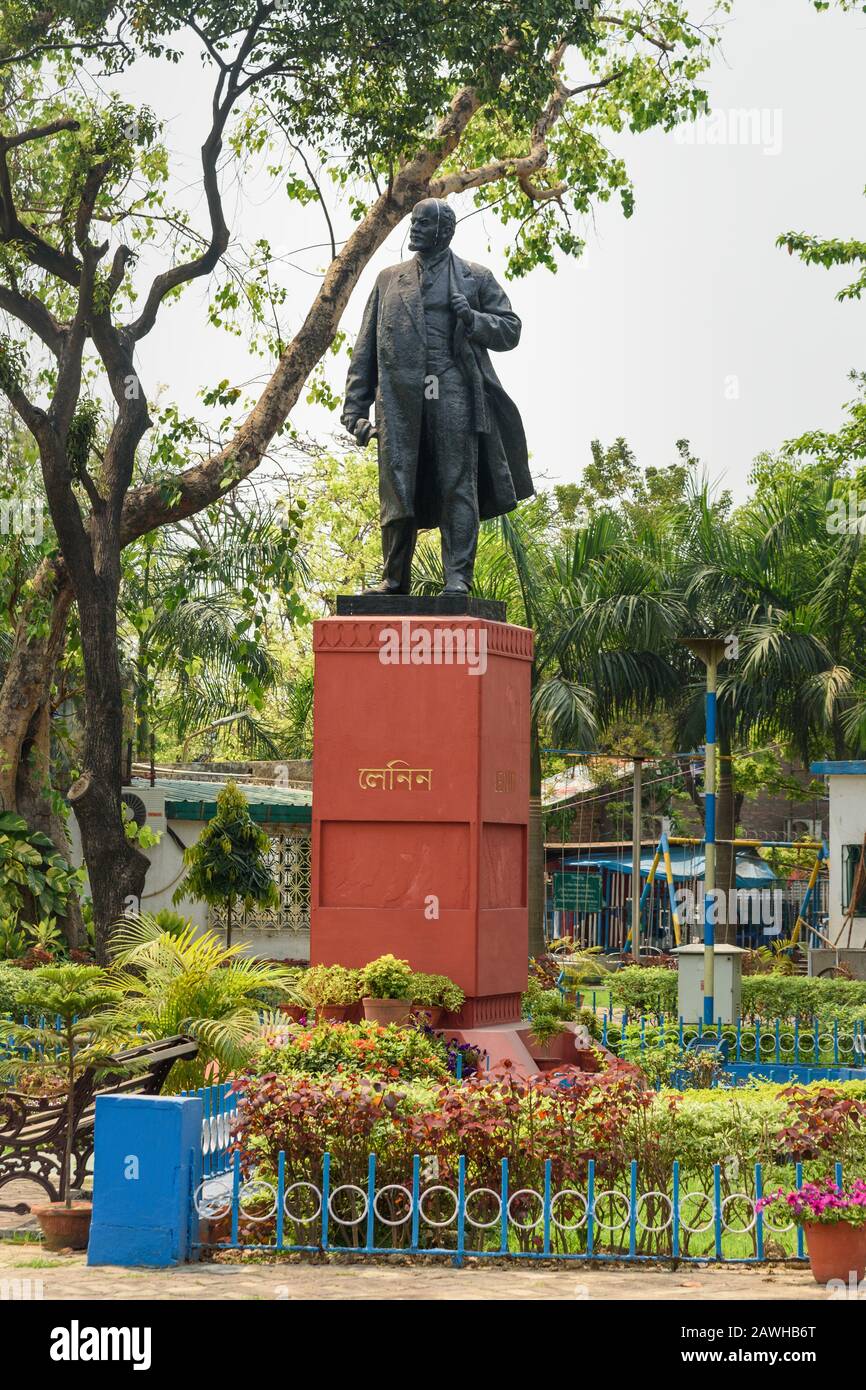 Lenin statue in Kolkata. India Stock Photo Alamy