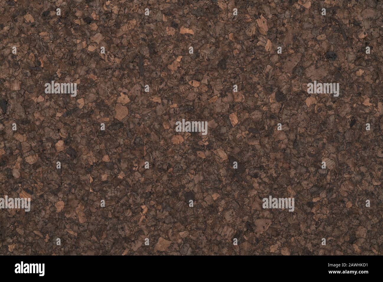 Texture of dark cork surface, background Stock Photo