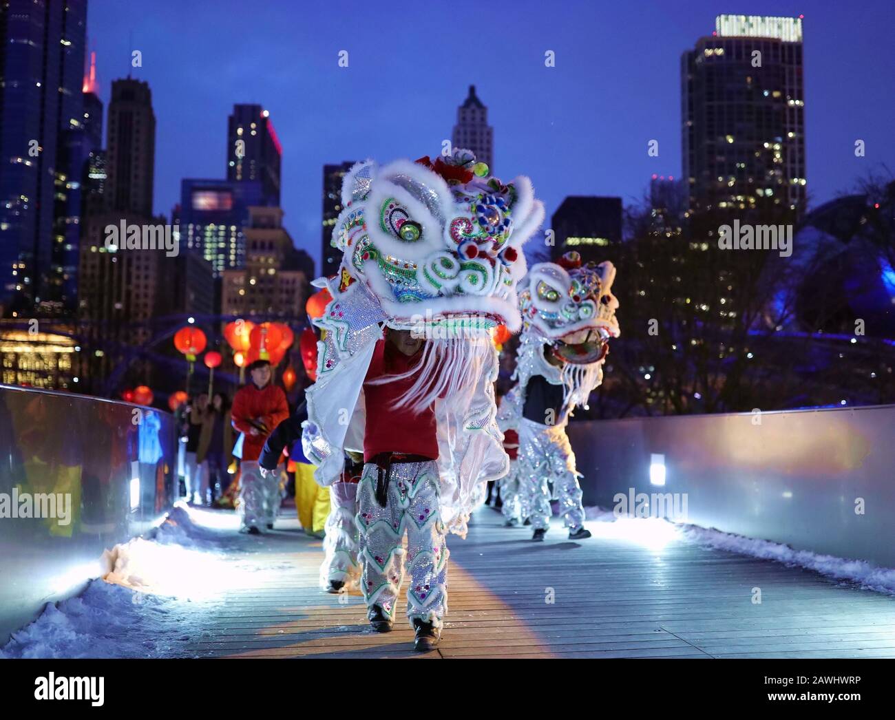 New Year Celebration In Chicago