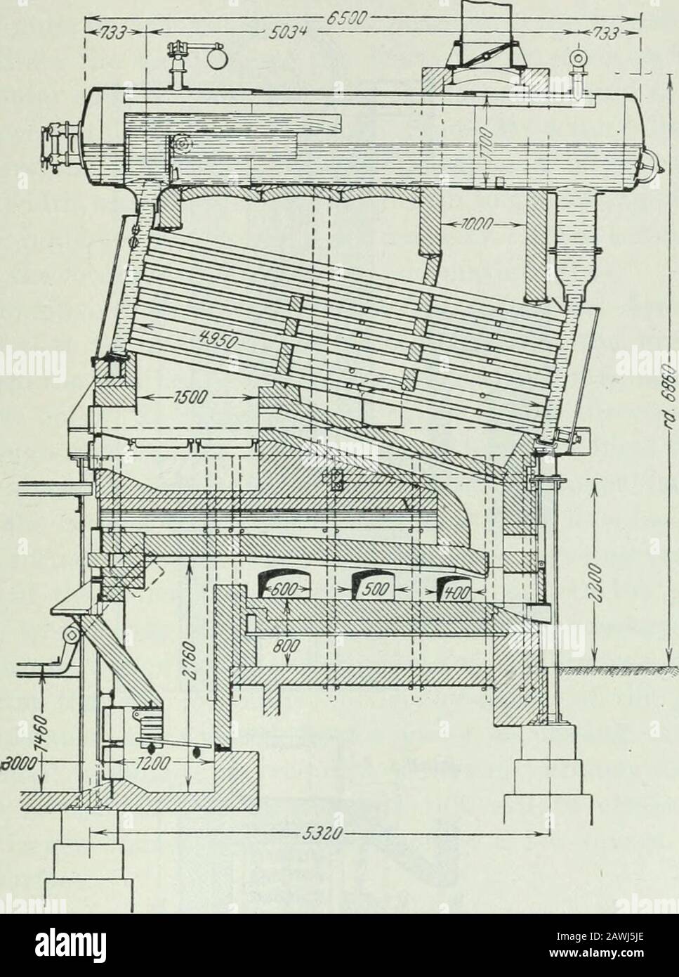 Transactions . Fig. 3.—WasteHeat Boiler, Dure Type, OverLarge Ingot
