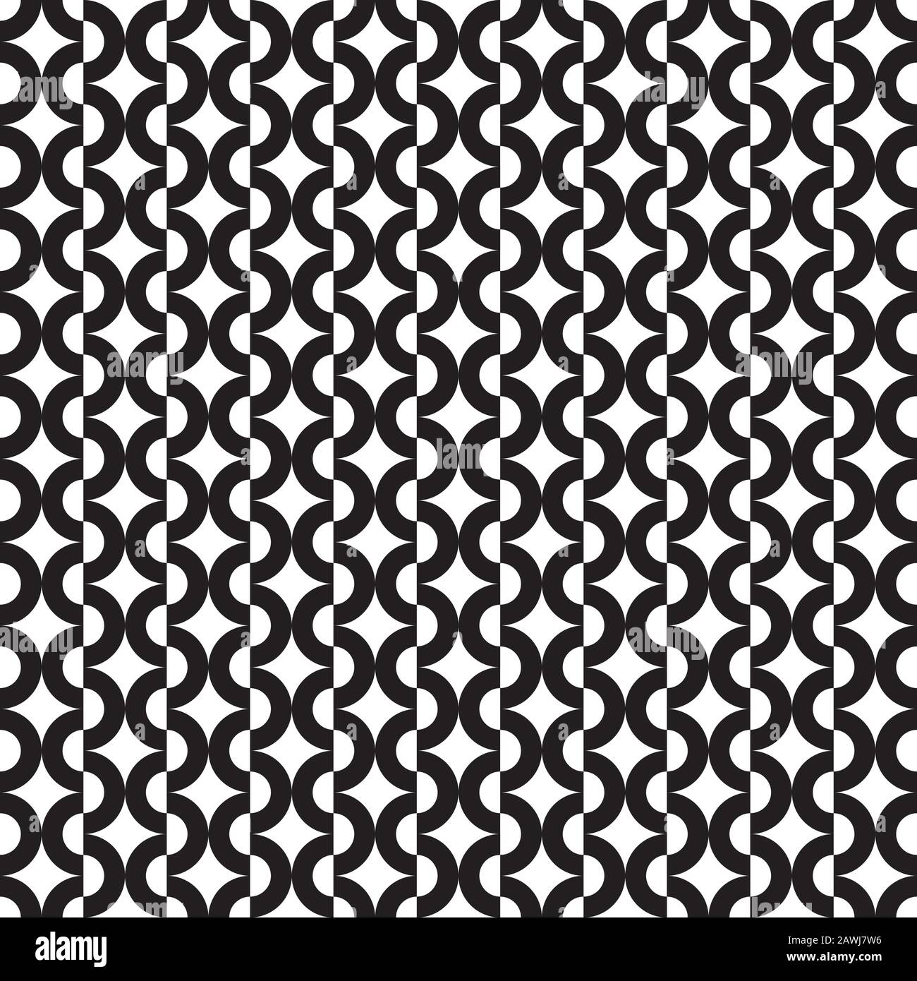 Seamless intersecting circle ring pattern Stock Vector Image & Art - Alamy