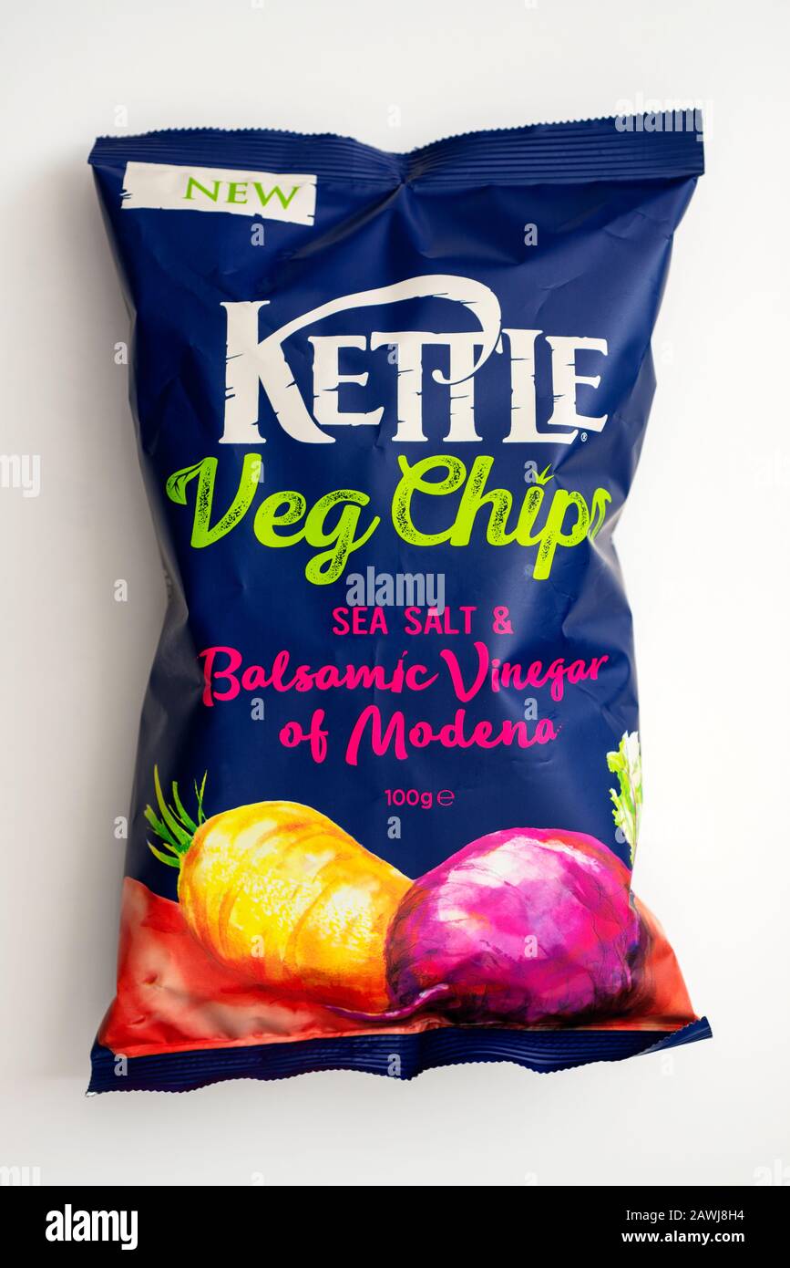 Kettle Veg Chips Stock Photo Alamy