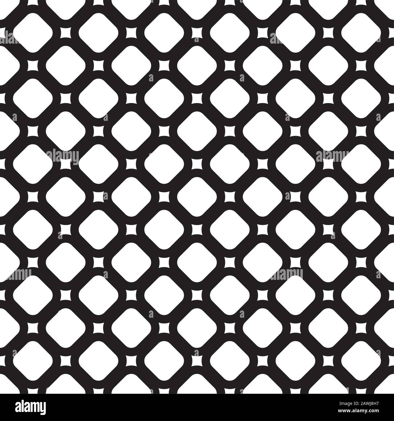 Seamless abstract geometric rounded tile pattern background Stock ...